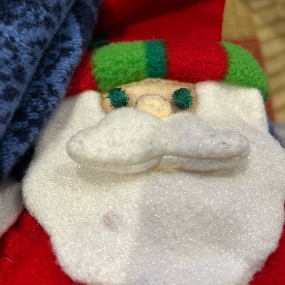 Old Navy Turtleneck Christmas Sweater w/ stuffed Santa and Teddy Bear Size Small - Picture 8 of 9